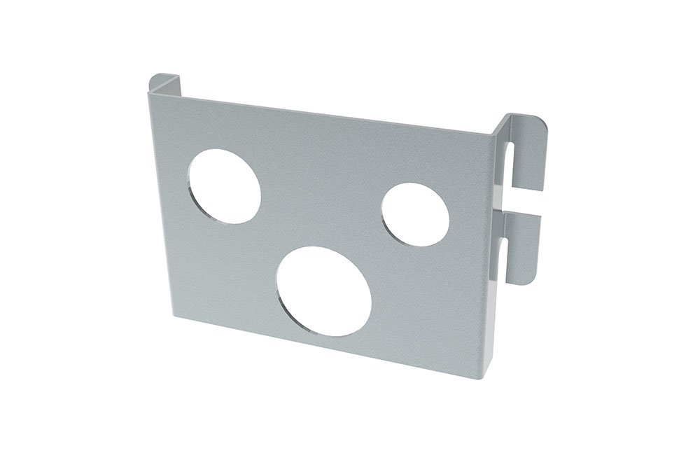 Placa Soporte para salida de Tubos